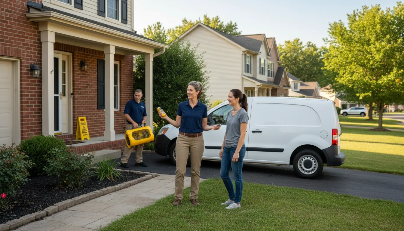 Water restoration image for Fire And Smoke Damage Restoration in New Ulm, TX